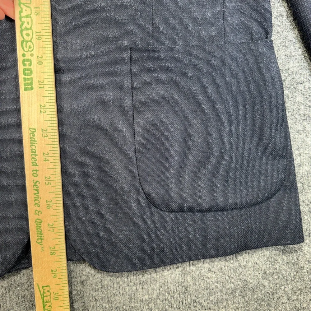 Bonobos Unlined Standard Fit Blazer Mens 40R Navy Blue Marlane Italian Fabric